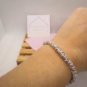 Braccialetto Nodini Silver con o senza ciondolo