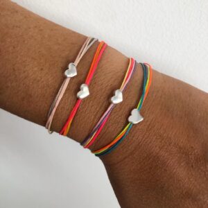 Braccialetto Mini Rainbow Cuore o Stellina
