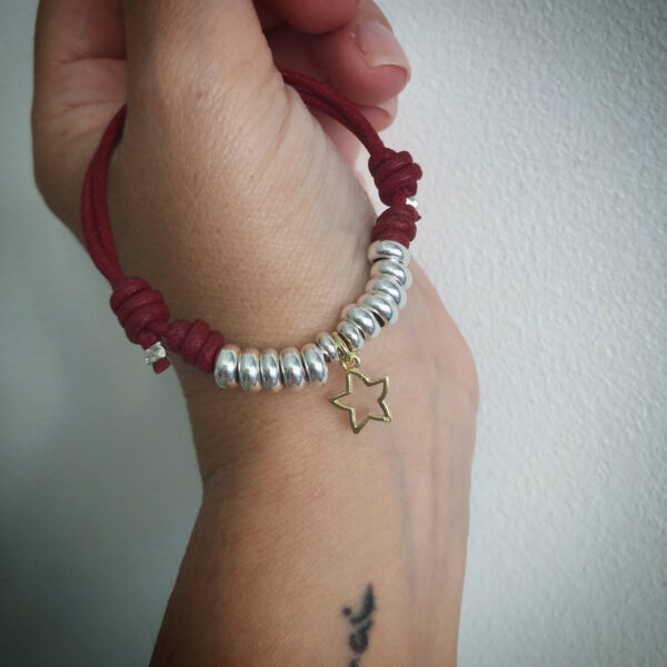Braccialetto rondelle e stella marina