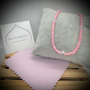 Collana Rocailles cubotti e stellina