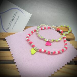 Mini nodini Cube S con Cuore fluo ♥️🌈