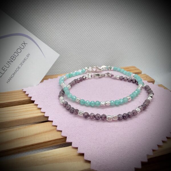 Braccialetto zirconi e cubetti xsmall