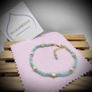 Braccialetto Amazzonite Gold ✨