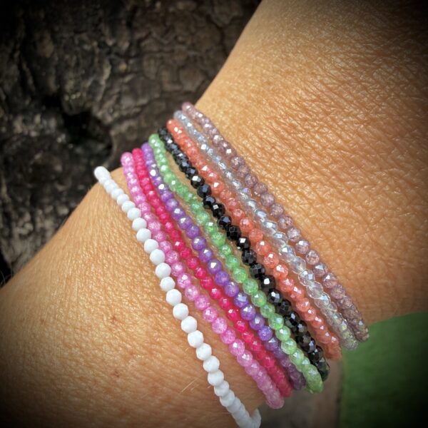 Bracciali su misura con zirconi e cristalli