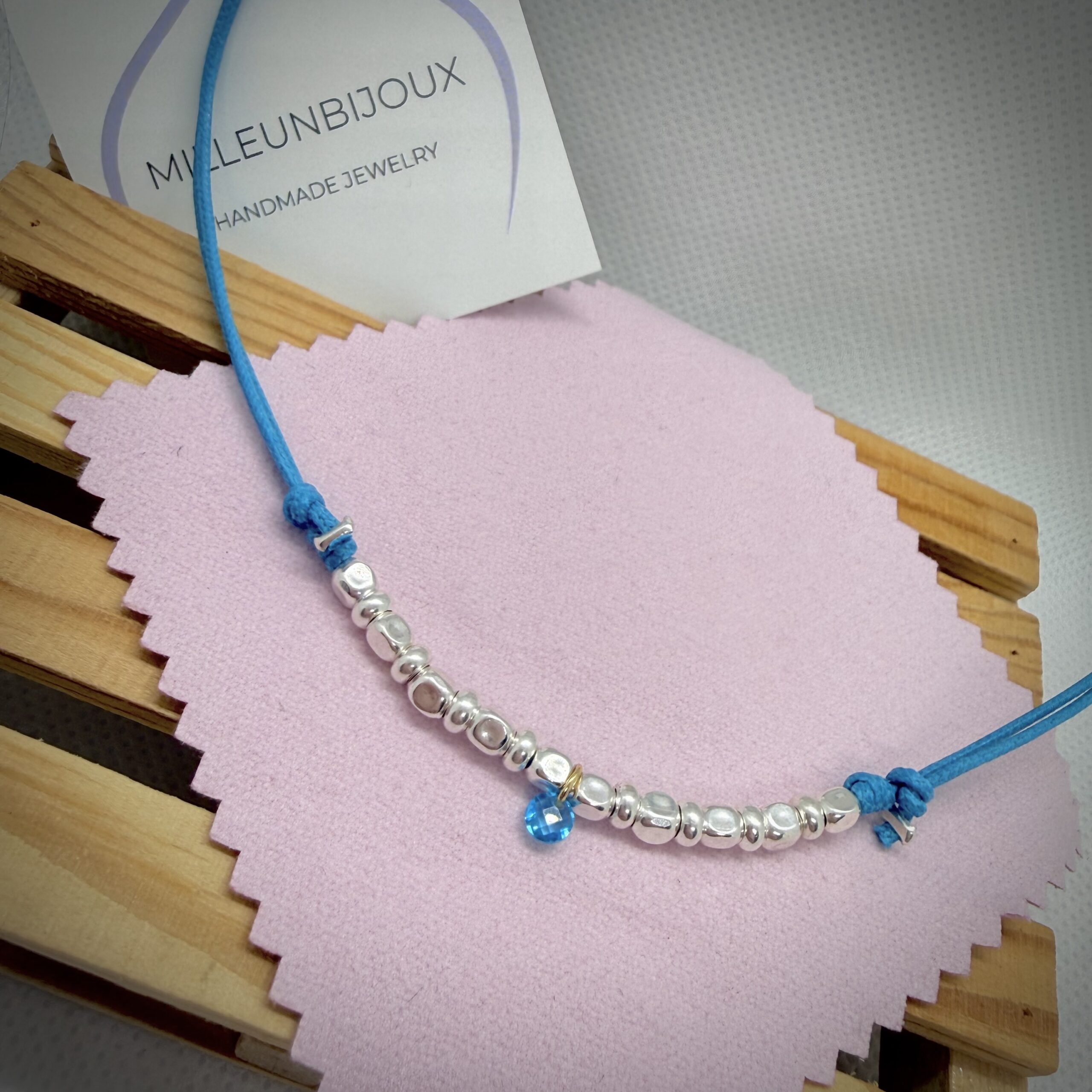 Collana mini incanto Colors zircone turchese - immagine 2